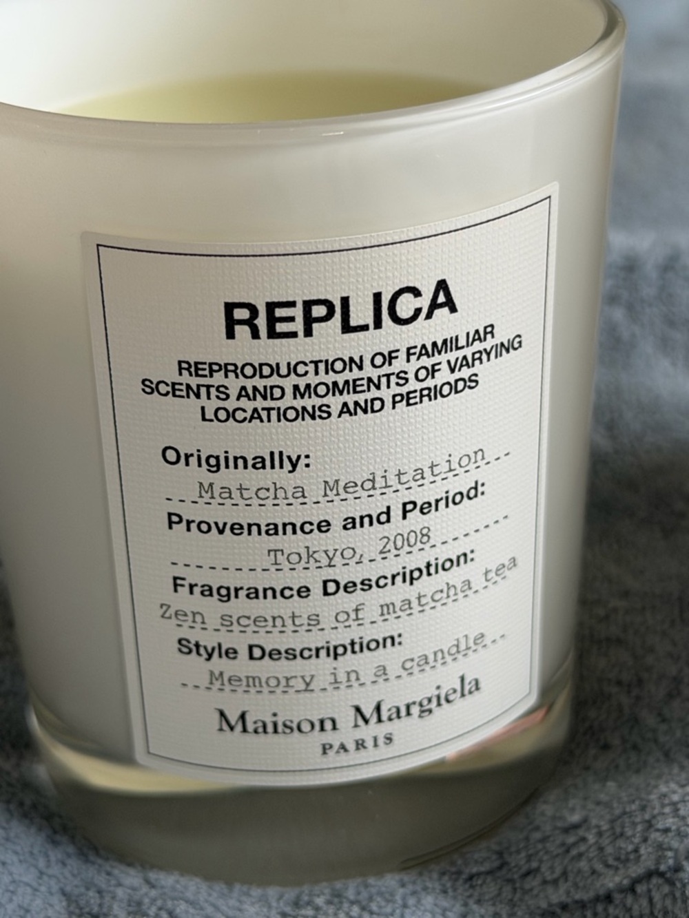 Matcha Meditation 🍵 Maison Martin Margiela Replica  🕯️